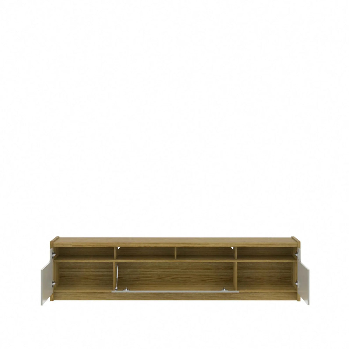 Homedock Rack Oslo 220 cm - Freijó c/ Grigio Móveis Provincia