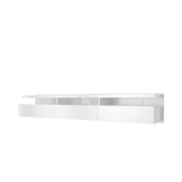 Homedock Rack Suspenso Horizon 217 cm - Branco Brilho Móveis Provincia