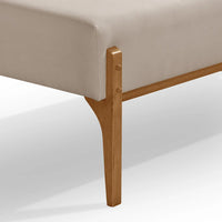Homedock Recamier Dubois 130 cm - Linho Bege Styllus