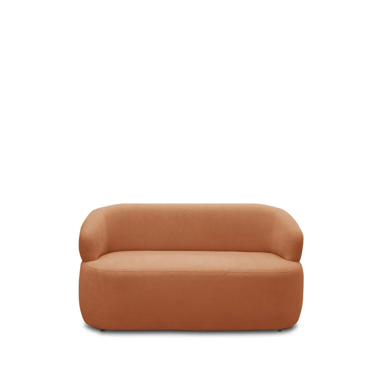 Homedock Sofá 2 Lugares Nicasia 140 cm - Bouclê Terracota Ferguille Estofados