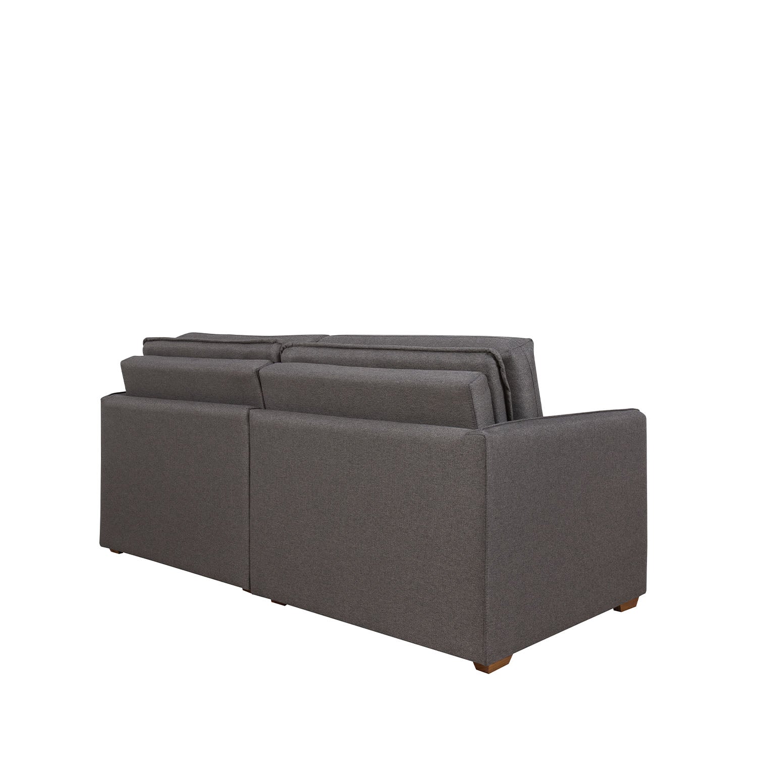 Homedock Sofá Cama Retrátil e Reclinável 3 Lugares Vancouver 196 cm - Linho Texturizado Fendi Escuro Primorflex