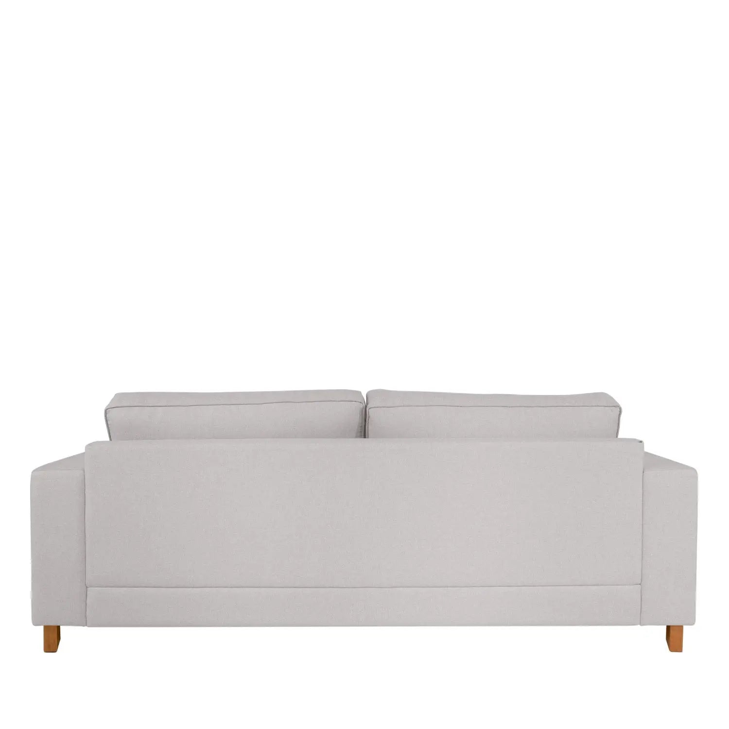 Homedock Sofá Madrid 218 cm  Linho Trama Cinza Primorflex