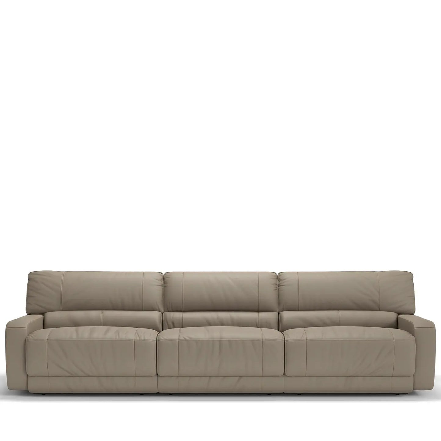 Homedock Sofá Moritz 333 cm - Couro Fendi Minuano