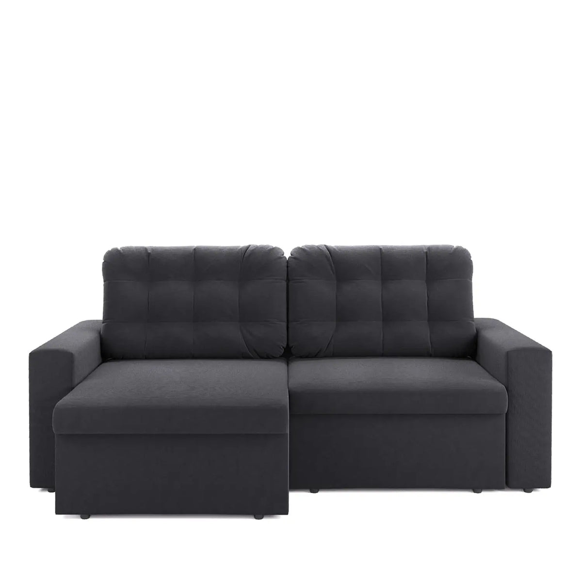 Homedock Sofá Retrátil Miller 180 cm - Suede Grafite Mundo