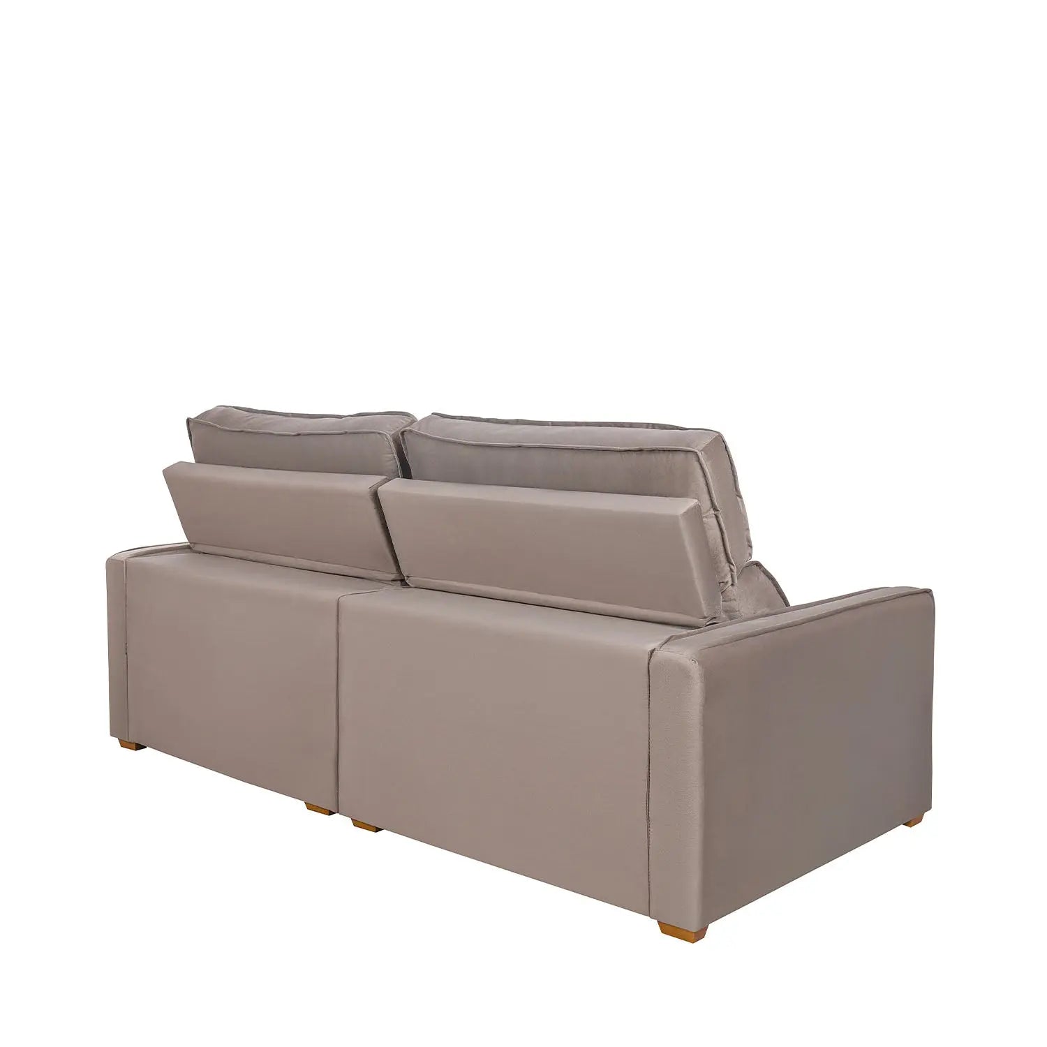 Homedock Sofá Retrátil e Reclinável Tucson 192 cm - Veludo Fendi Primorflex