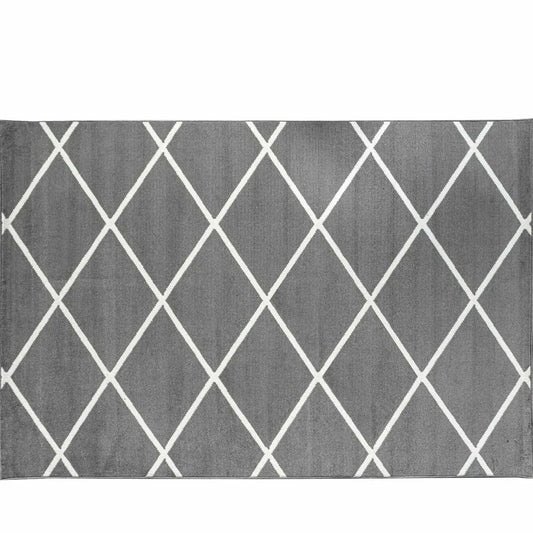 Homedock Tapete Servilha Geometric Gray 200 x 250 cm Rw