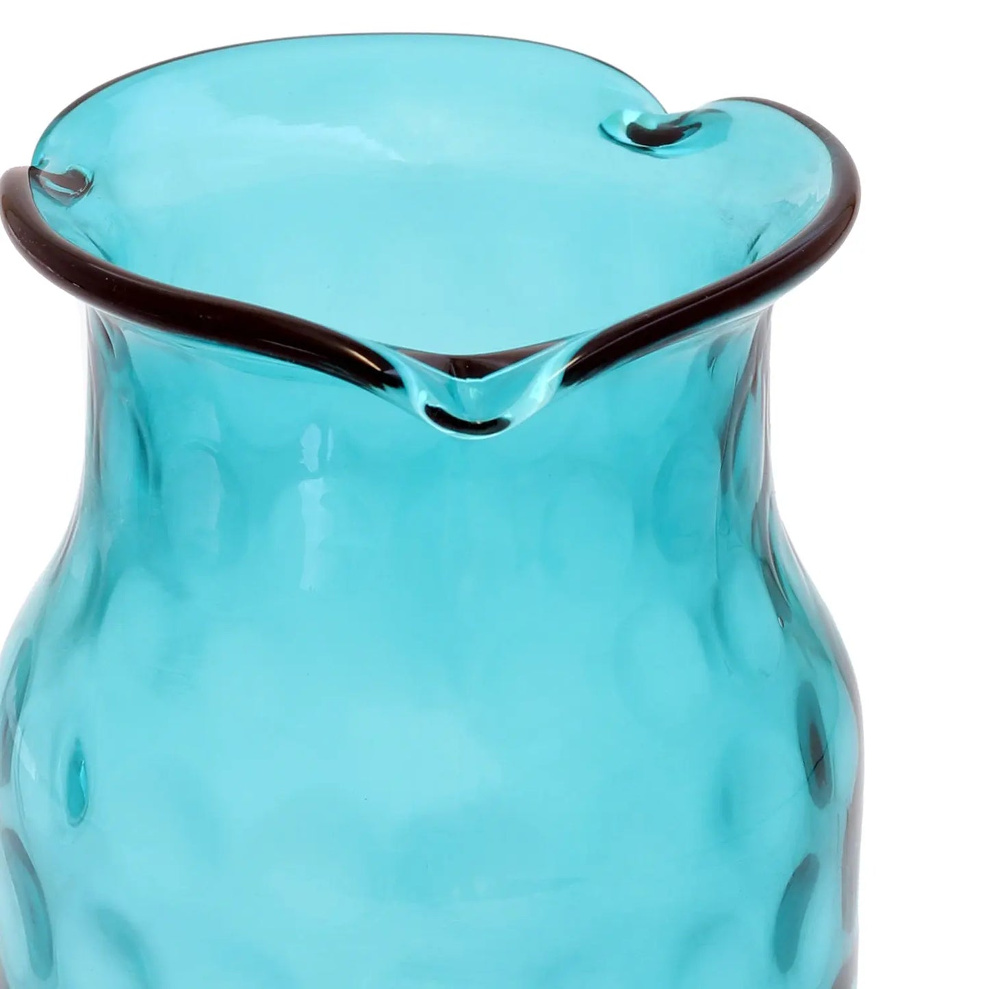 Homedock Vaso Decorativo de Vidro Coup Azul 19 cm Nataluz