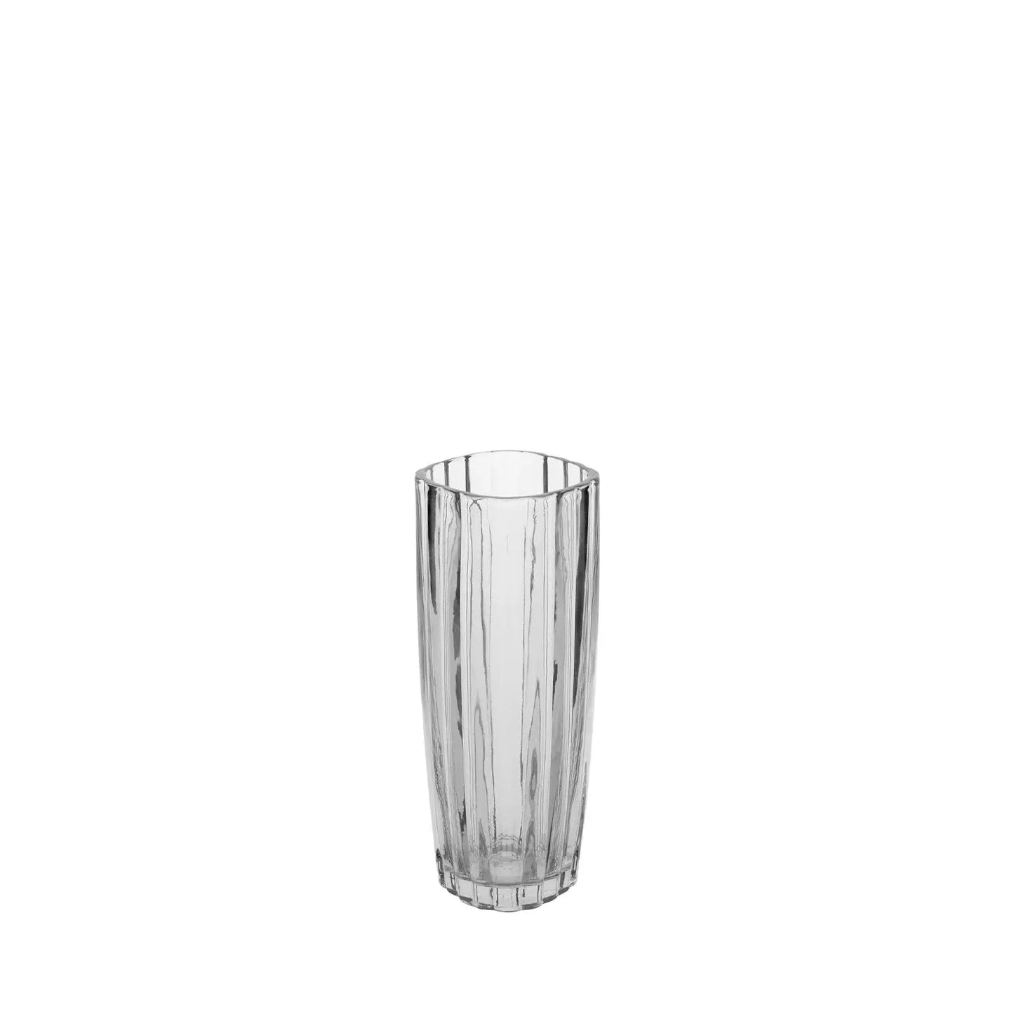 Homedock Vaso Decorativo de Vidro Lyssen Incolor 24,5 cm GS Internacional