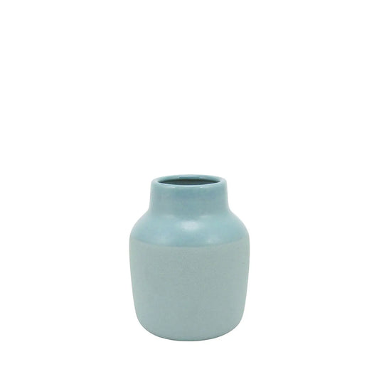 Homedock Vaso Decorativo em Cerâmica Bariz Menta 21,5 cm GS Internacional