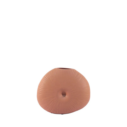 Homedock Vaso Decorativo em Cerâmica Circle Terracota 24 cm DEVITRO