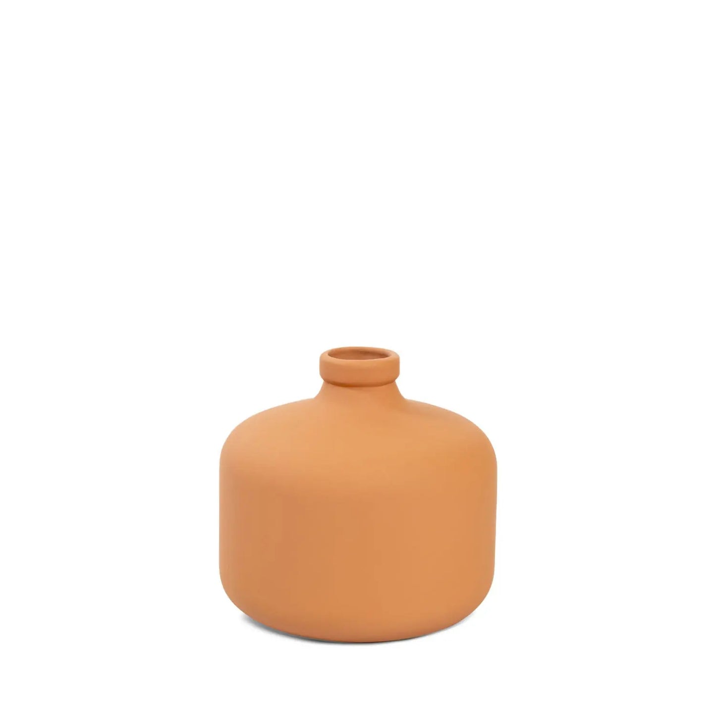 Homedock Vaso Decorativo em Cerâmica Ismah Terracota 20 cm Devitro