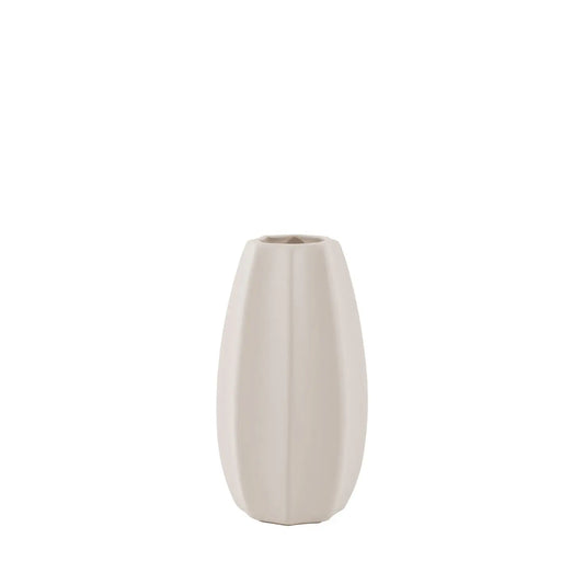 Homedock Vaso Decorativo em Cerâmica Lippe Off White 32 cm DEVITRO
