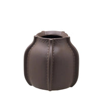Homedock Vaso Decorativo em Cerâmica Marrom 14 cm Mabruk