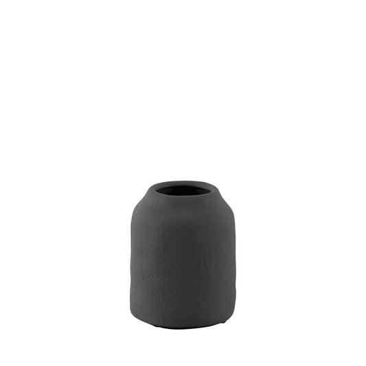 Homedock Vaso Decorativo em Cerâmica Pan Preto 14 cm DEVITRO