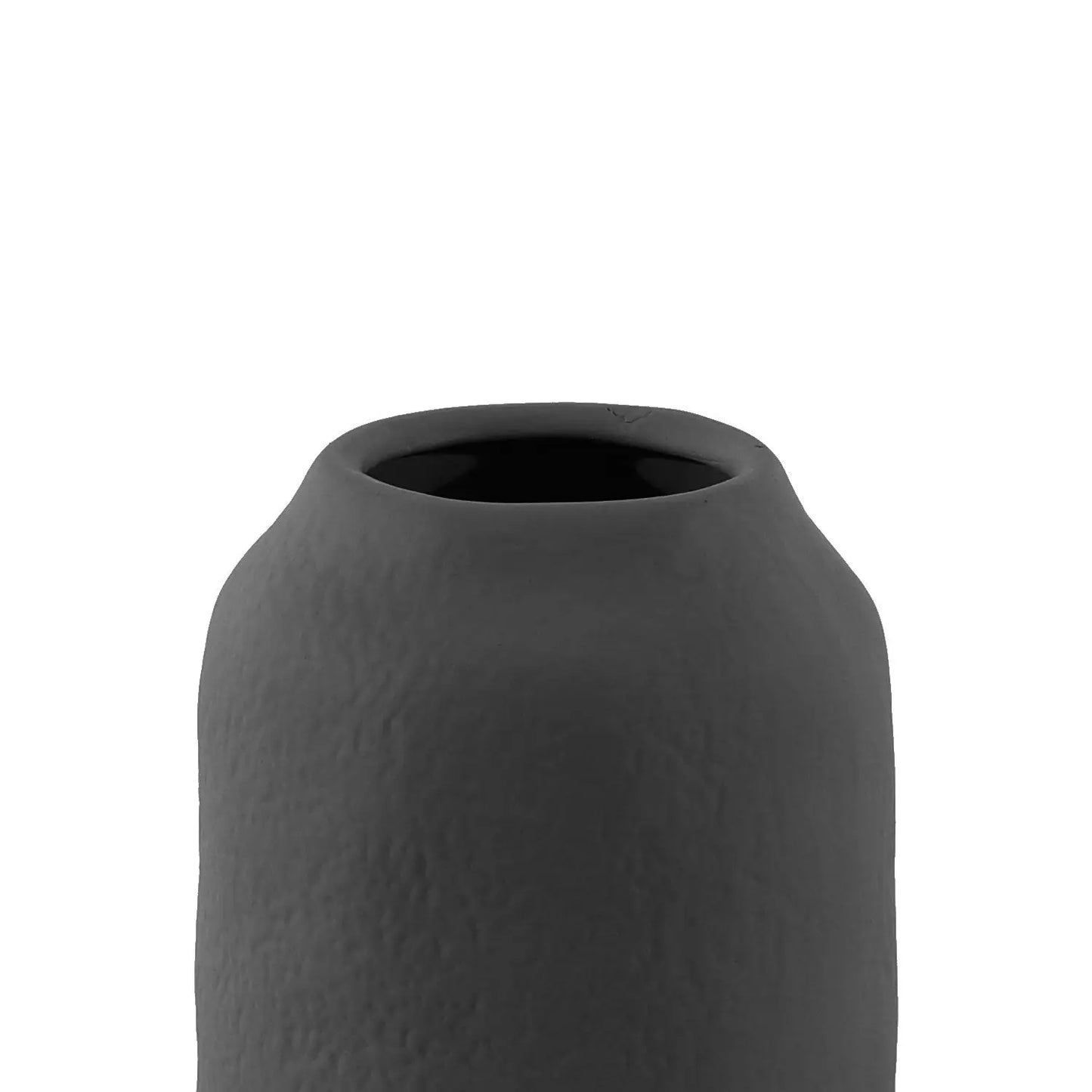 Homedock Vaso Decorativo em Cerâmica Pan Preto 14 cm DEVITRO