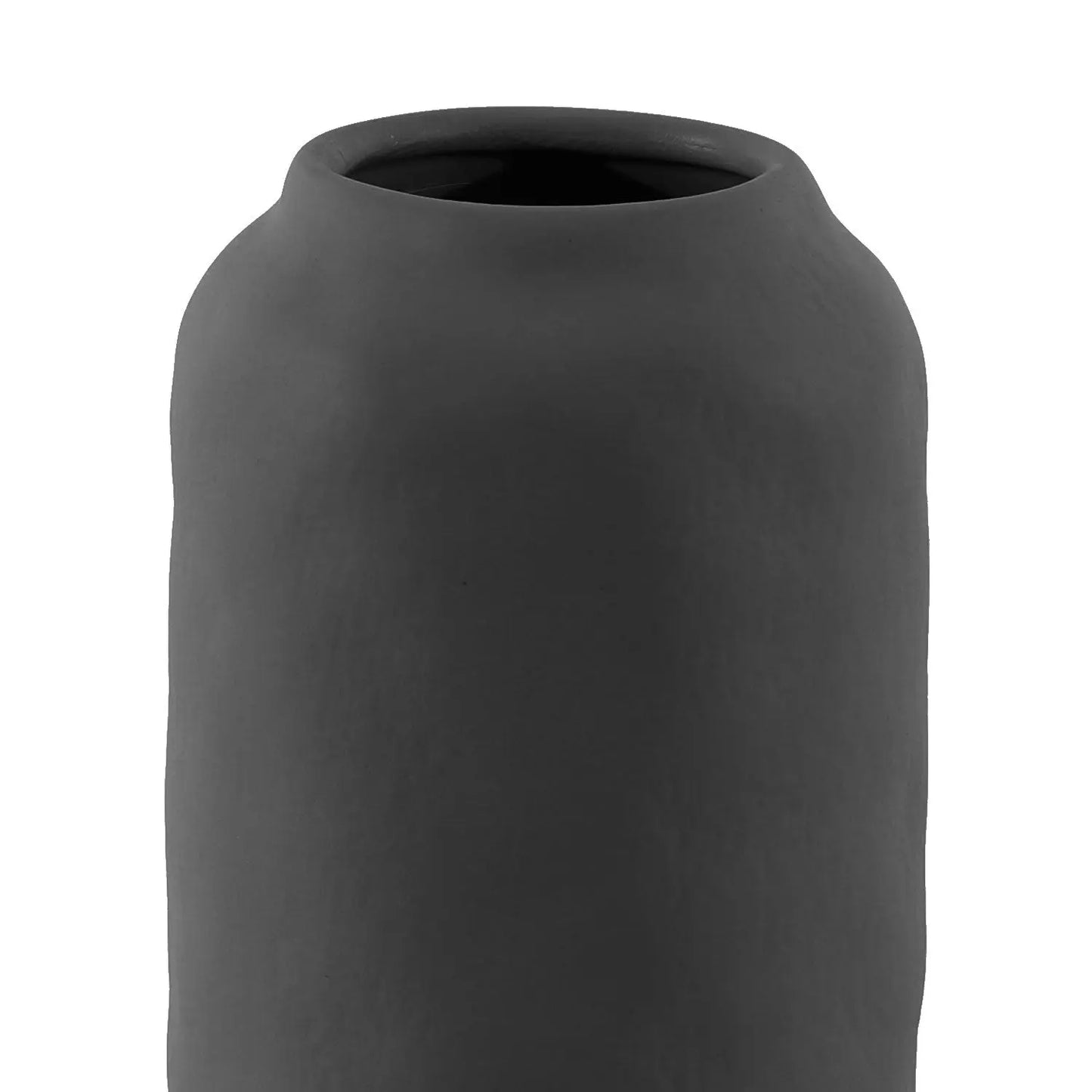 Homedock Vaso Decorativo em Cerâmica Pan Preto 20 cm DEVITRO