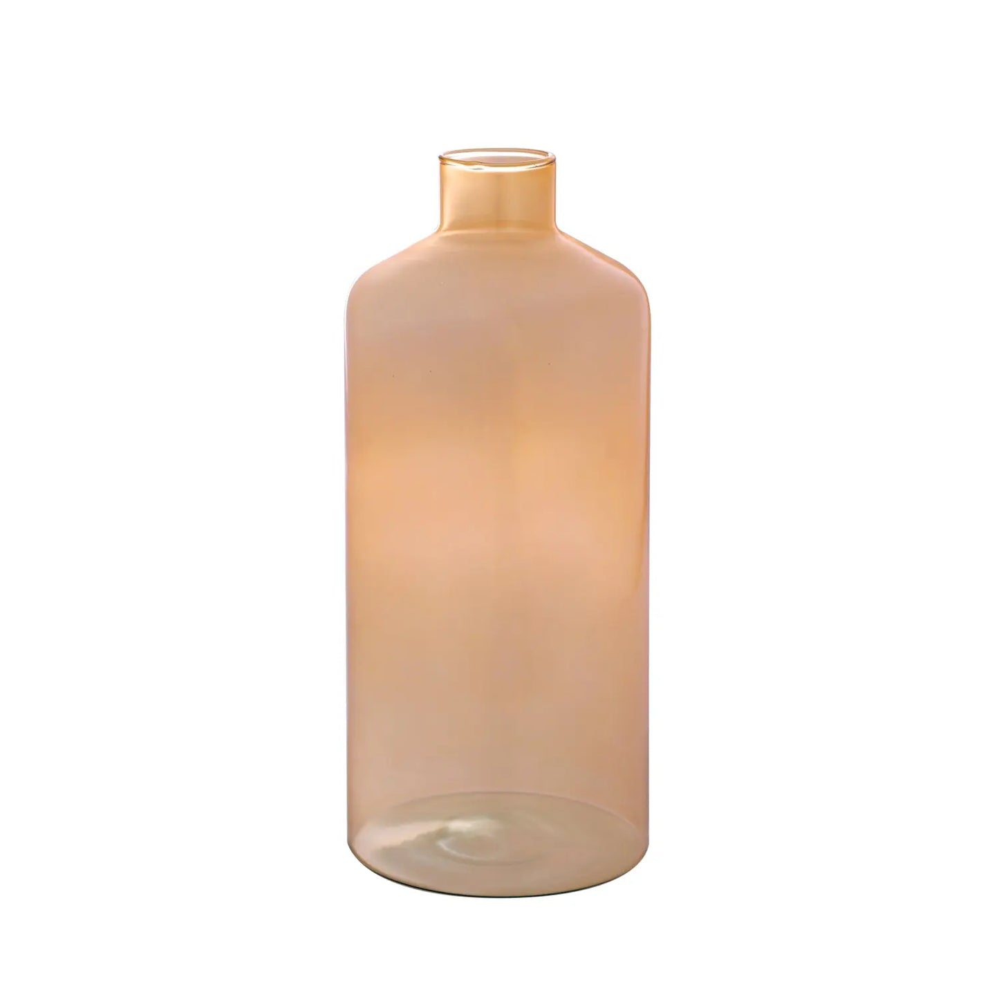 Homedock Vaso Decorativo em Vidro Bottle Gold 37 cm DEVITRO
