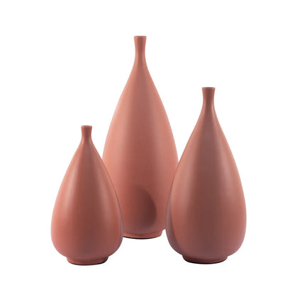 Homedock Vaso de Cerâmica Belmonte Terracota 47 cm Novo tempo Cerâmica