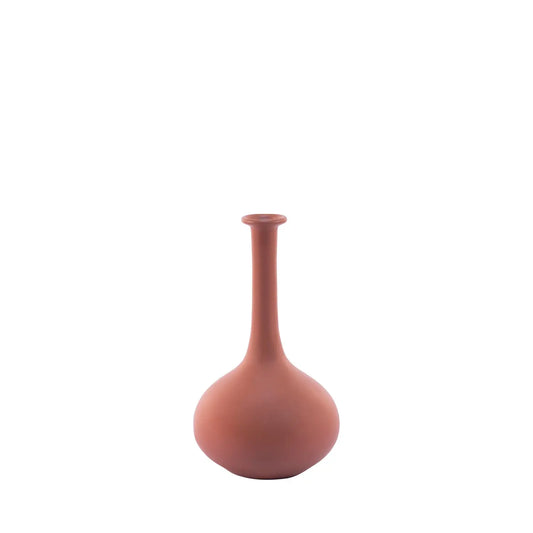 Homedock Vaso de Cerâmica Benagil Terracota 32 cm Novo tempo Cerâmica
