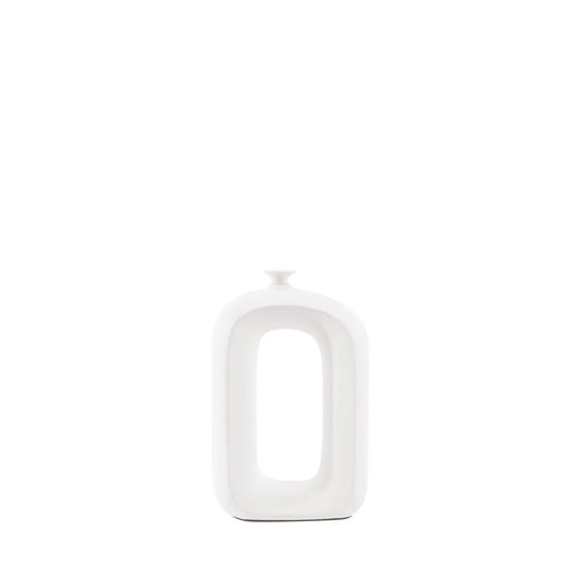 Homedock Vaso de Cerâmica Douro Off White 34 cm Novo tempo Cerâmica