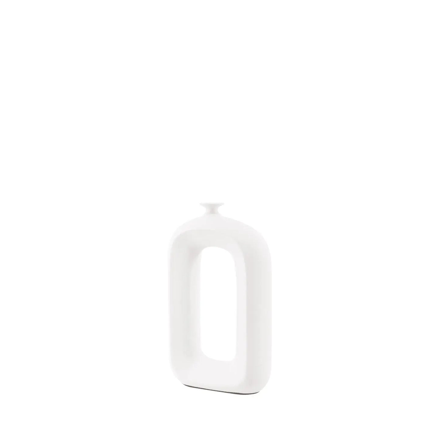 Homedock Vaso de Cerâmica Douro Off White 34 cm Novo tempo Cerâmica