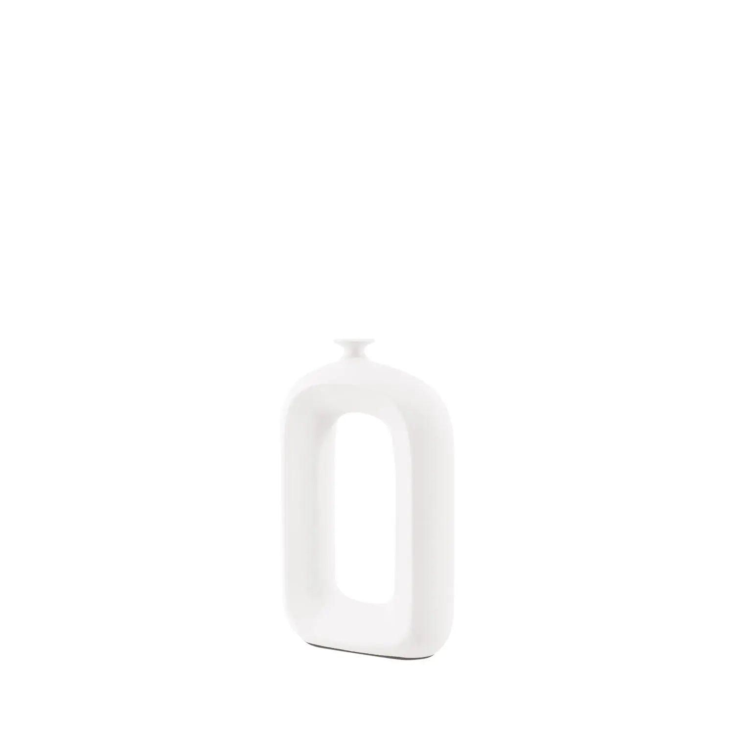 Homedock Vaso de Cerâmica Douro Off White 34 cm Novo tempo Cerâmica