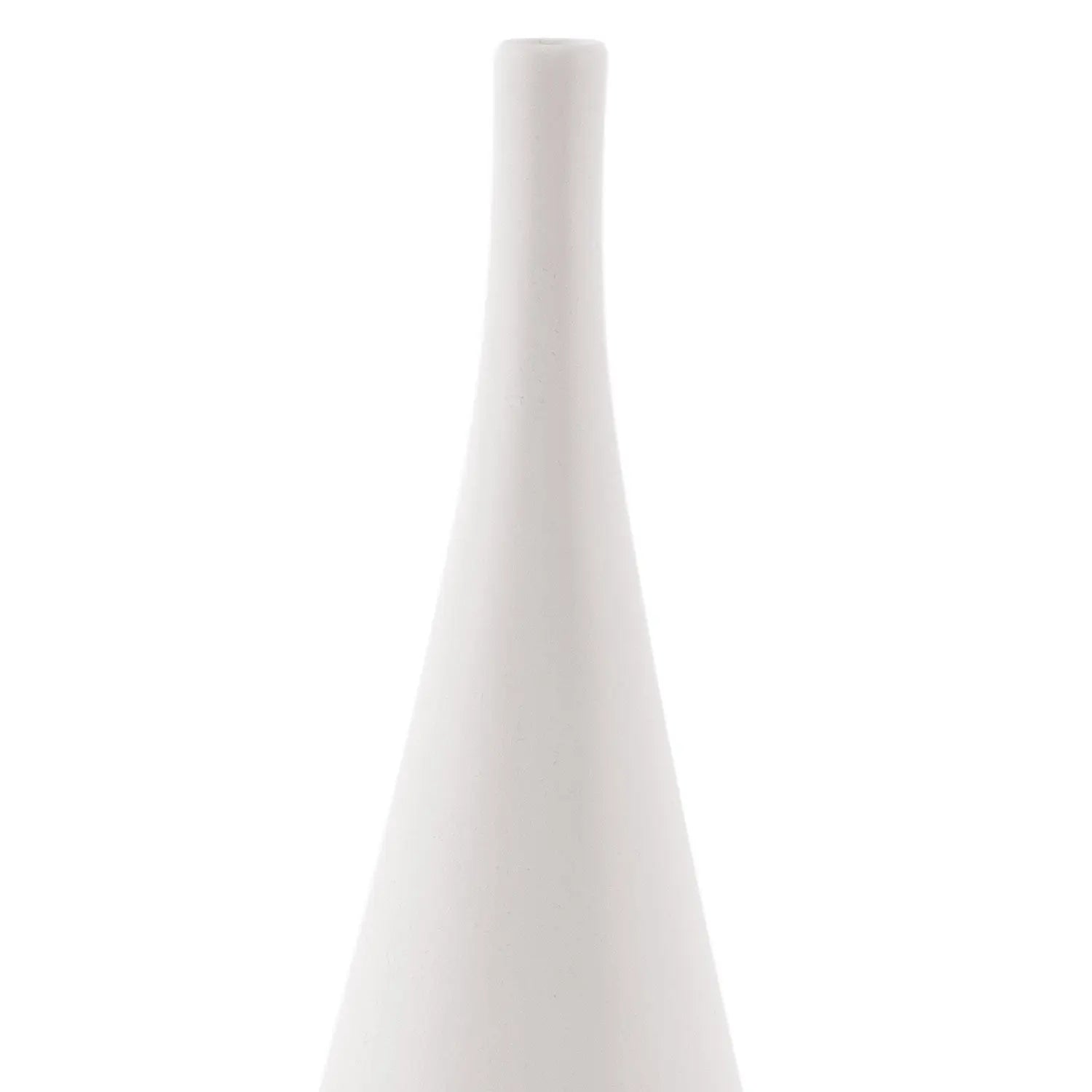 Homedock Vaso de Cerâmica Évora Off White 38 cm Novo tempo Cerâmica