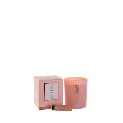 Homedock Vela Copo Perfumada Sunset Rosé - 210 gr L envie