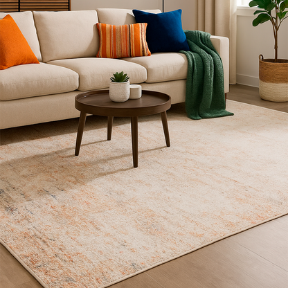 Tapete Egípcio para Sala e Quarto Elaris 200 x 250 cm - Bege