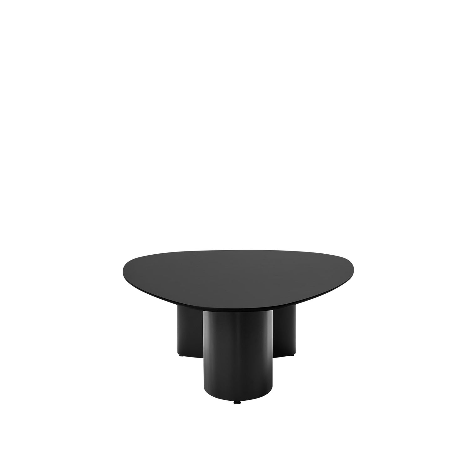 Mesa de Centro Orgânica Gaya Alta 120 cm - Preto Fosco