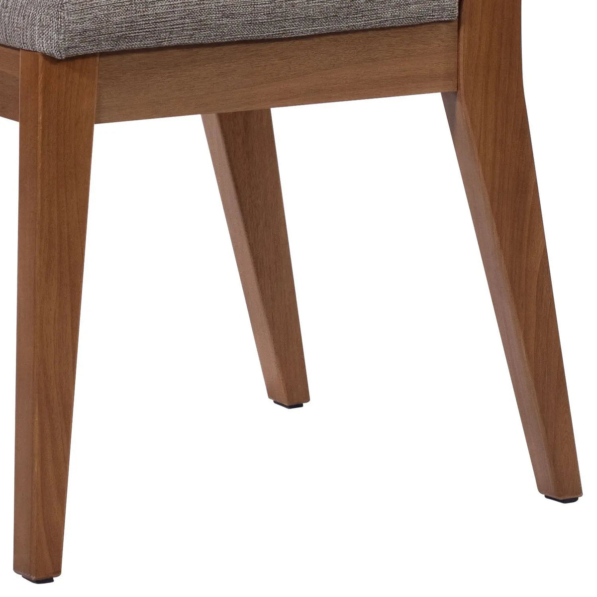 Homedock Conjunto de Jantar Mesa Avena 4 Cadeiras Ella - Canela c/ Mescla Cinza Móveis Província