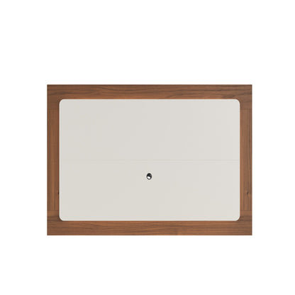 Homedock Rack Flynt com Painel Oslo para TV até 75” 3 Portas 184 cm - Canella c/ Off White Fosco Móveis Província