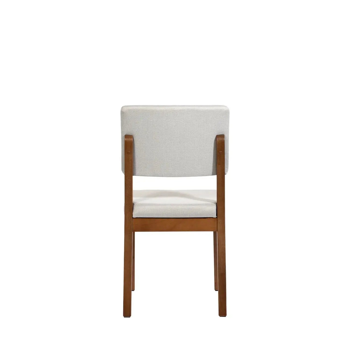 Homedock Conjunto de Jantar Mesa 4 Cadeiras Ella - Natural c/ Off White Móveis Província