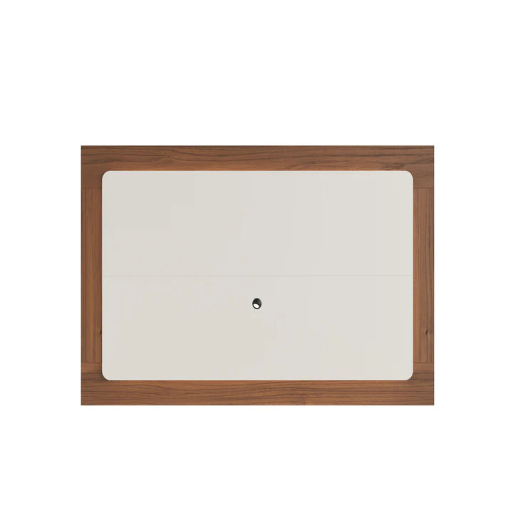 Conjunto Sala de Estar Completo Rack para TV até 75” Flynt com Painel Oslo - Sofá 3 Lugares Madrid - Mesa de Centro Elia