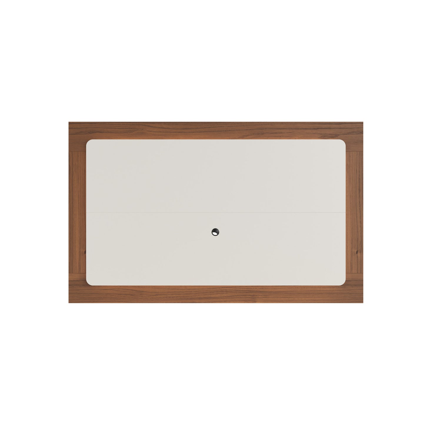 Rack Flynt com Painel Oslo para TV até 75” 3 Portas 219 cm - Canella c/ Off White Fosco