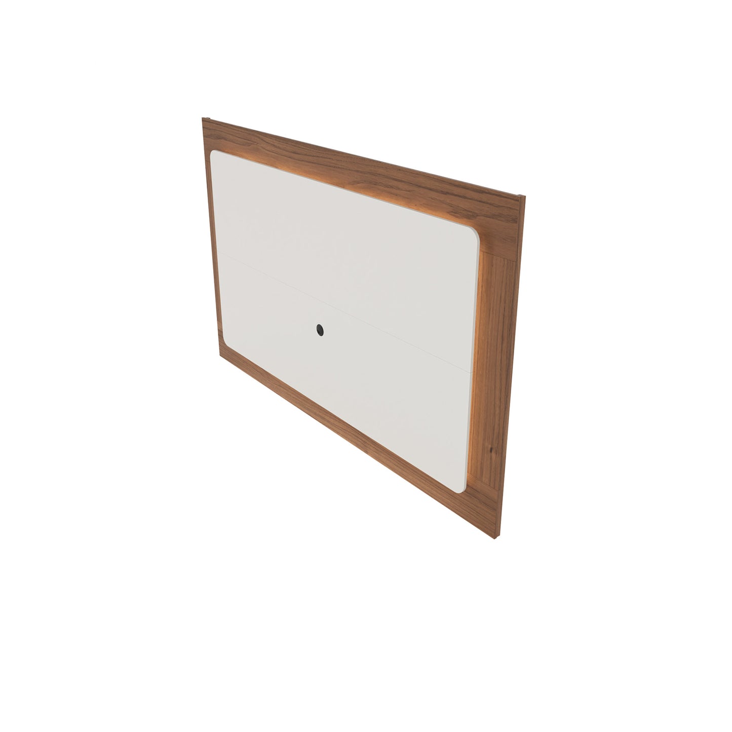 Rack Flynt com Painel Oslo para TV até 75” 3 Portas 219 cm - Canella c/ Off White Fosco