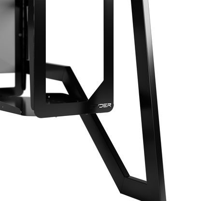 Homedock Mesa Gamer Spider 138 cm - Cinza c/ Preto Fosco Móveis Província