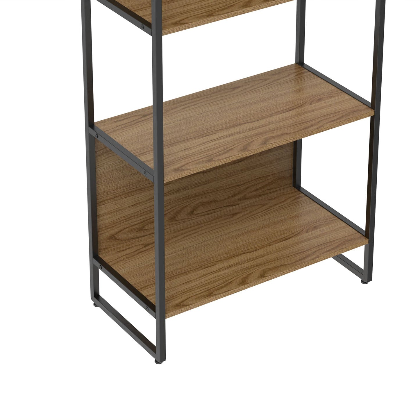 Homedock Estante Voss 75 cm - Freijó c/ Preto Fosco Móveis Província