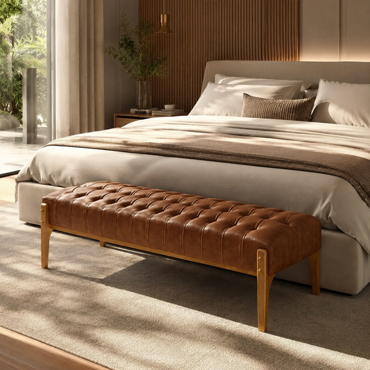 Recamier Laurent 150 cm - PU Caramelo
