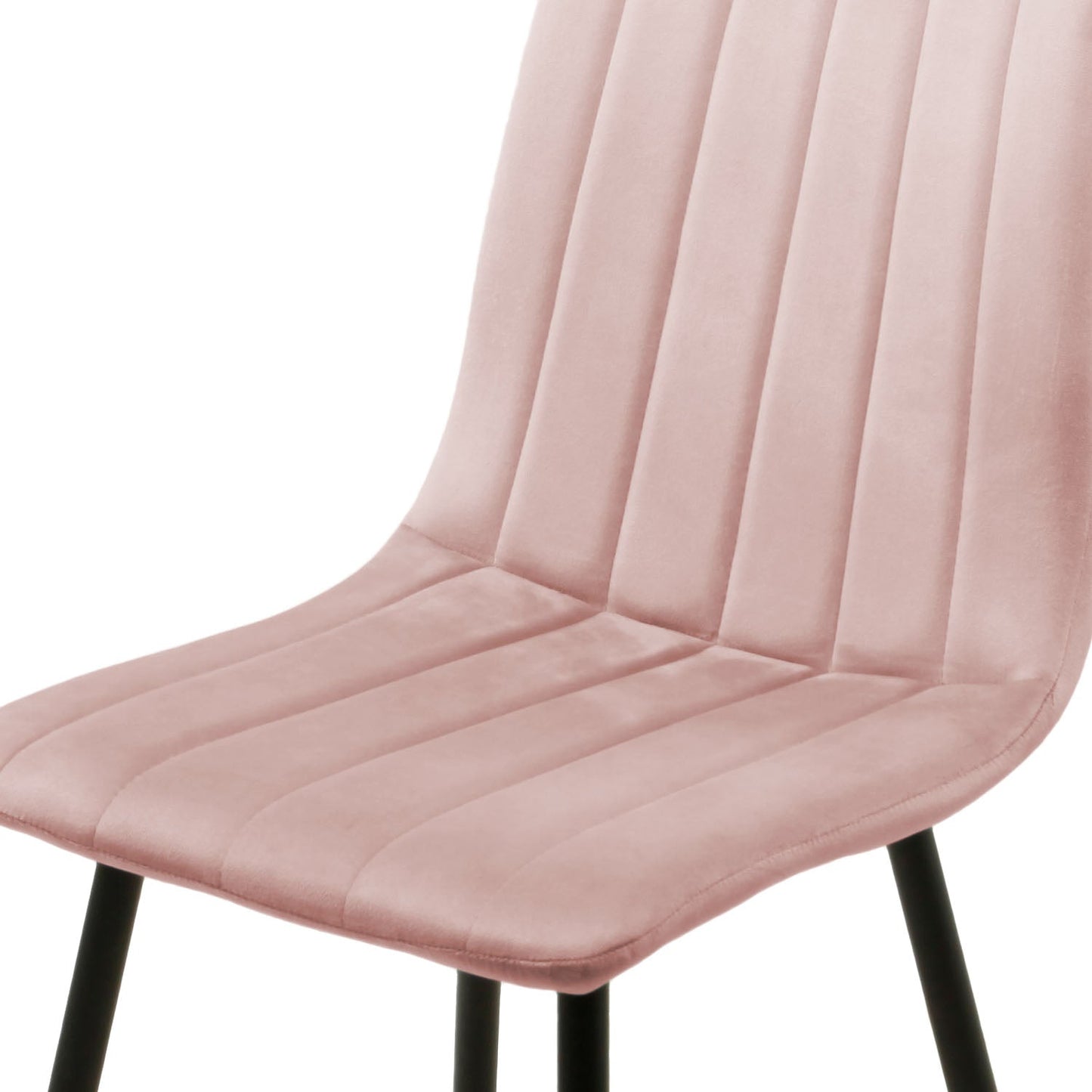 Homedock Conjunto de Jantar Mesa Extensível Molise 4 Cadeiras Sia - Natural c/ Rosa Móveis Província