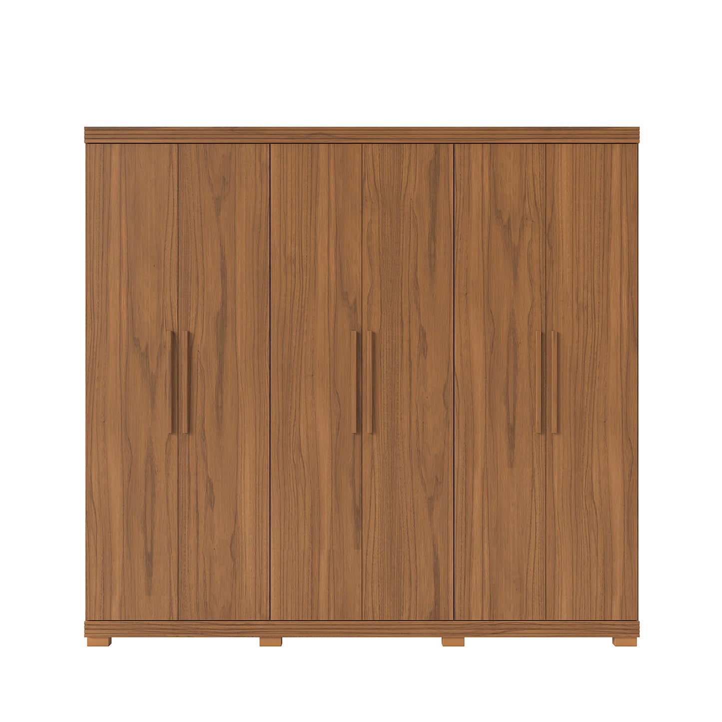 Guarda-Roupa Casal 6 Portas 3 Gavetas 100% MDF Memphis 246 cm - Canella