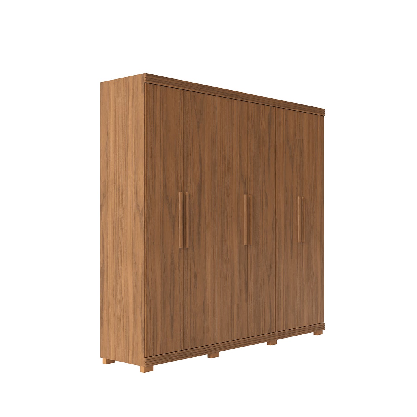 Guarda-Roupa Casal 6 Portas 3 Gavetas 100% MDF Memphis 246 cm - Canella