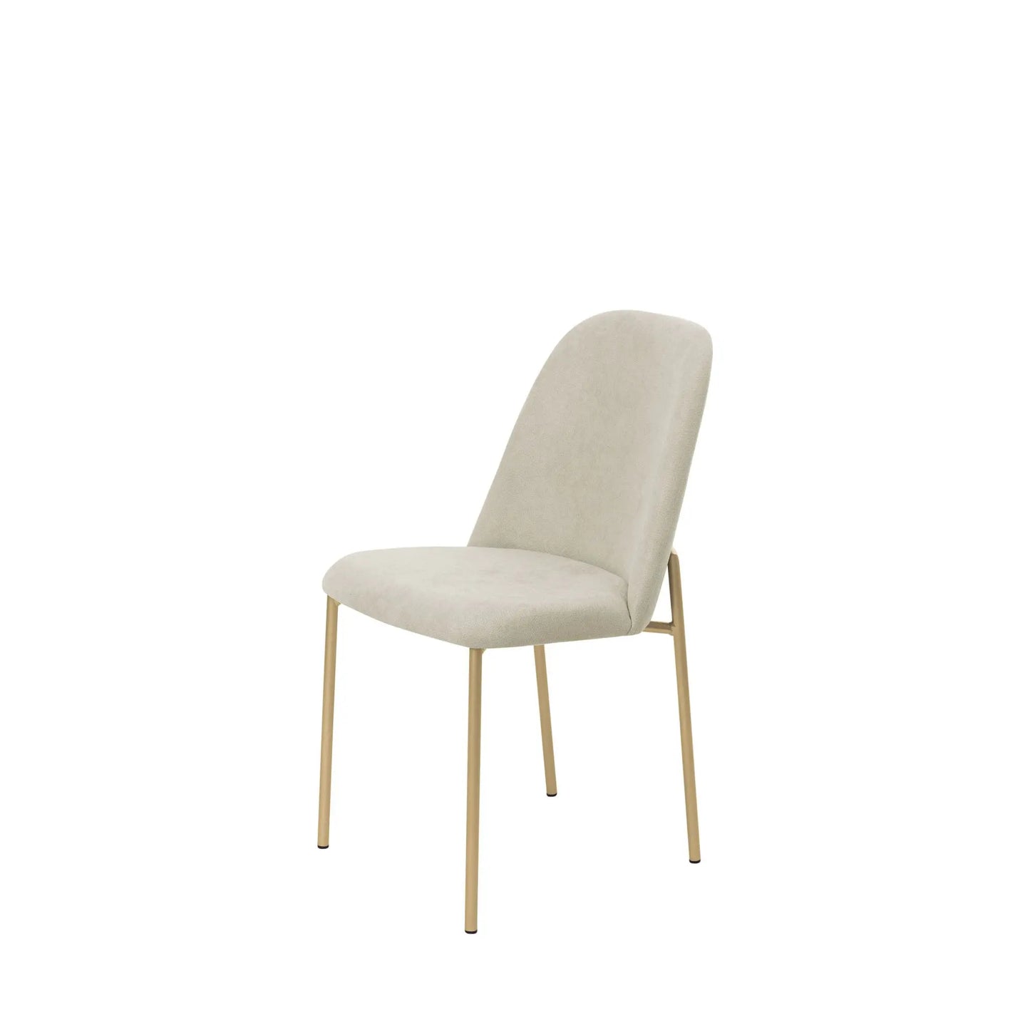 Conjunto de 2 Cadeiras Lucille - Dourado c/ Soft Palha