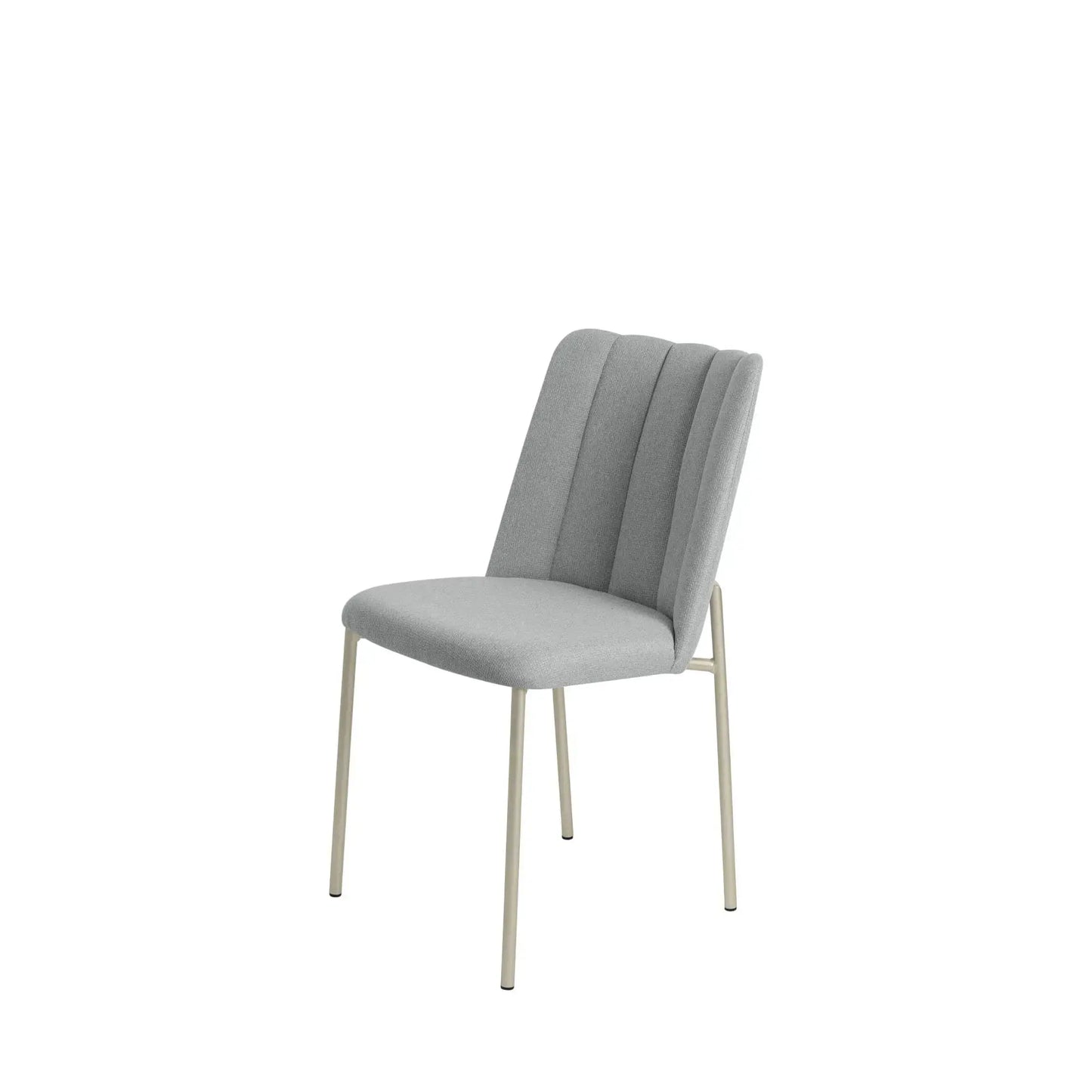 Conjunto de 2 Cadeiras Elis - Champanhe c/ Stone Carbono