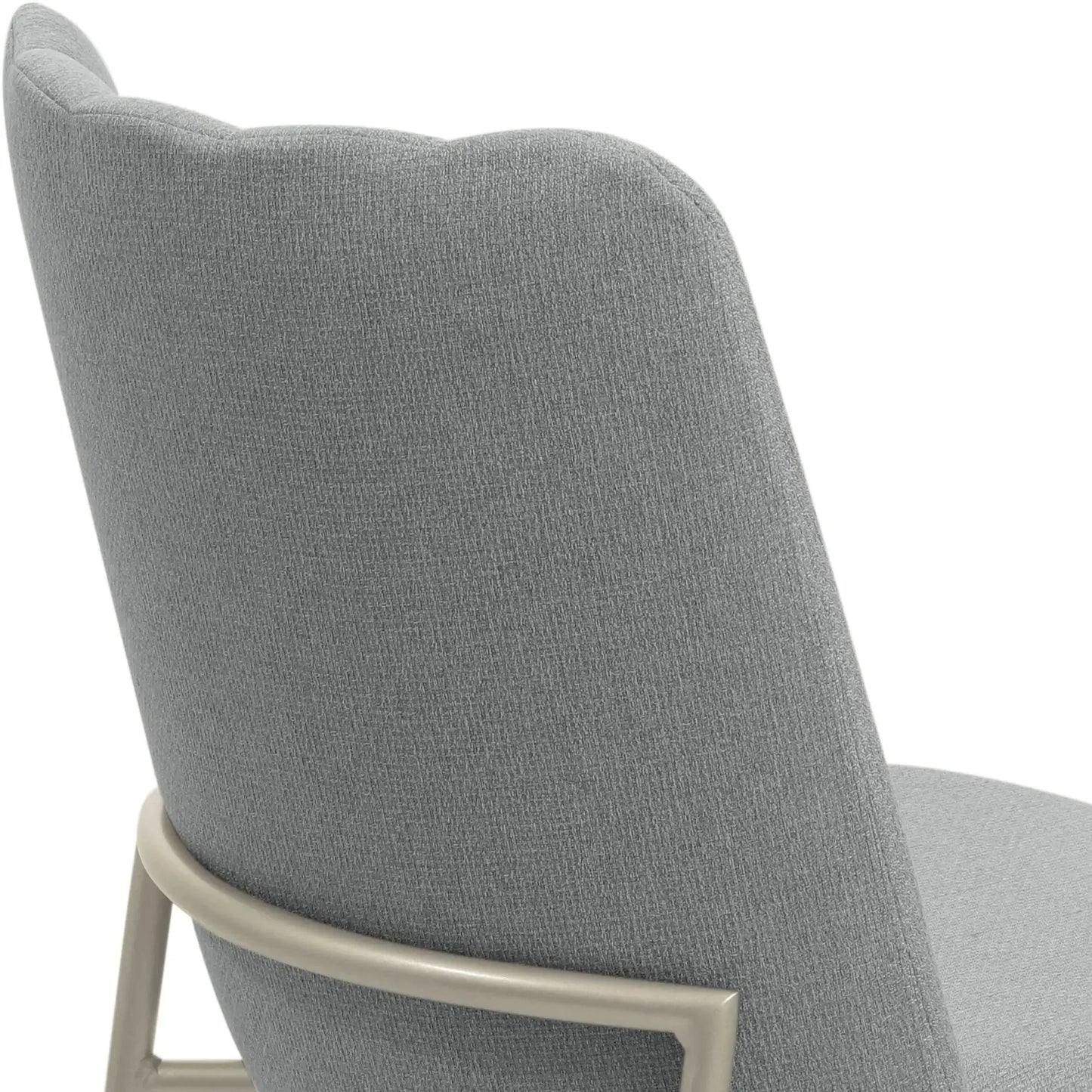 Conjunto de 2 Cadeiras Elis - Champanhe c/ Stone Carbono