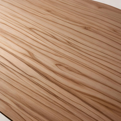 Mesa de Jantar Orgânica Tampo Laminado para 4 Lugares Tellina 90 cm - Mel