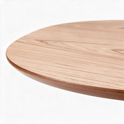 Mesa de Jantar Orgânica Tampo Laminado para 4 Lugares Tellina 90 cm - Mel