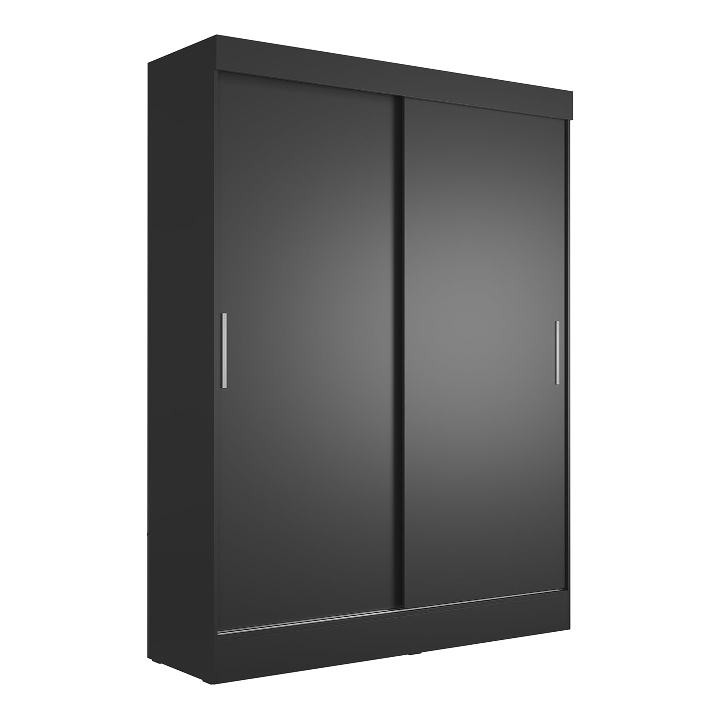Guarda-Roupa Solteiro 2 Portas de Correr Harry 135 cm - Preto