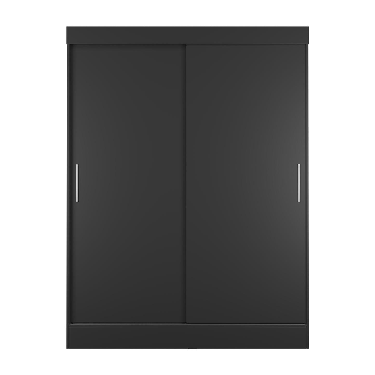 Guarda-Roupa Solteiro 2 Portas de Correr Harry 135 cm - Preto