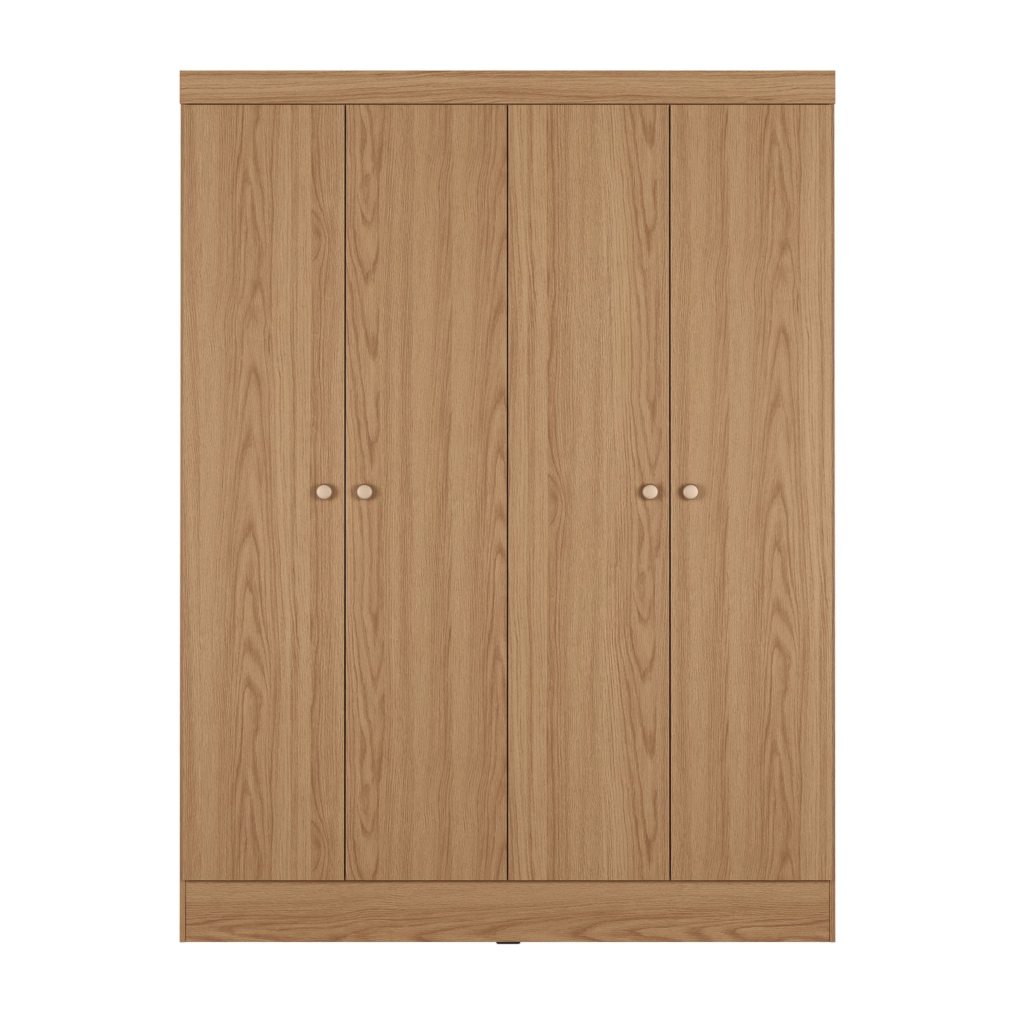 Guarda-Roupa Solteiro 4 Portas Jacob 135 cm - Carvalho